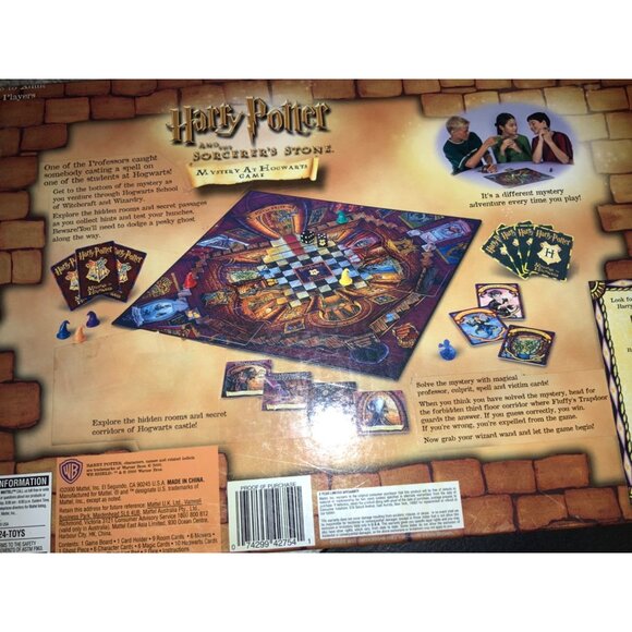 Harry Potter Mystery At Hogwarts Game Ages 8+ Complete Board Game Adventure - Picture 2 of 9